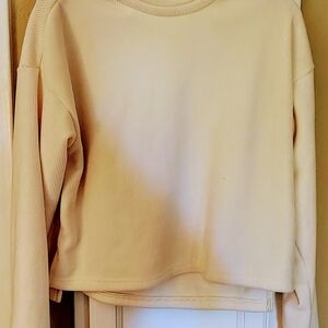 Off White Long Sleeve Sweater